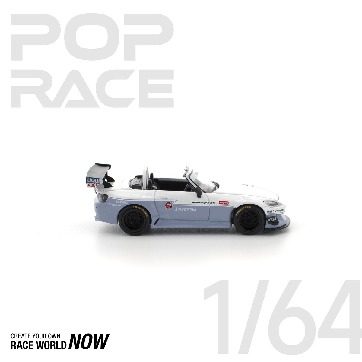 PANDEM S2000 WHITE BY POP RACE - PRE ORDER