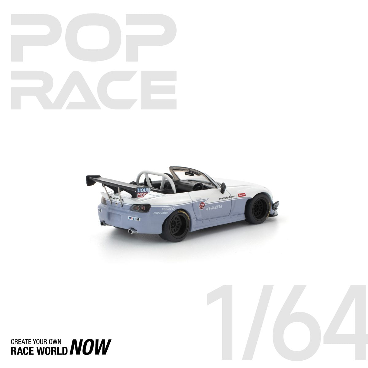 PANDEM S2000 WHITE BY POP RACE - PRE ORDER