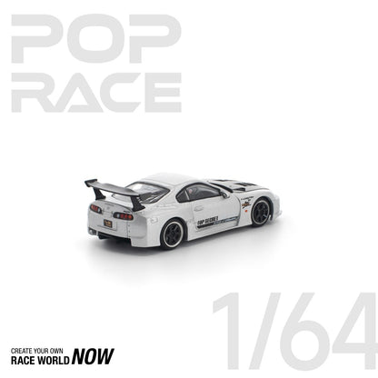 TOP SECRET GT300 SUPRA SILVER BY POP RACE - PRE ORDER