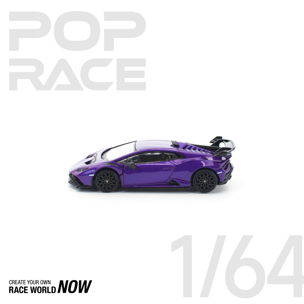 LAMBORGHINI HURACAN STO VIOLA PASIFAE BY POP RACE - PRE ORDER