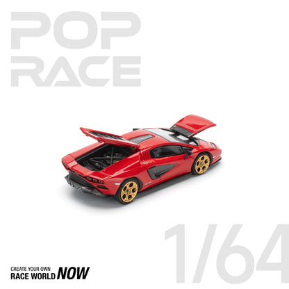POP RACE 1:64 LAMBORGHINI COUNTACH LPI-800 – ROSSO - PRE ORDER