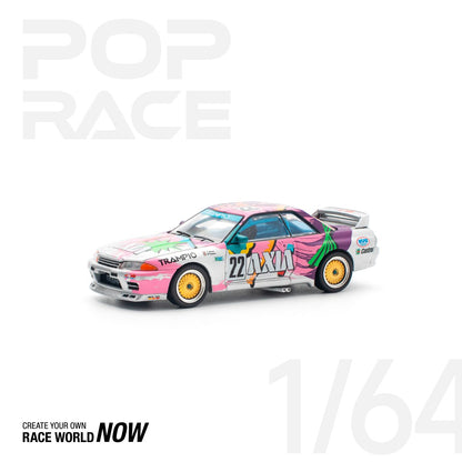 POP RACE 1:64 NISSAN SKYLINE GT-R R32 #22 AXIA GROUP A - PRE ORDER