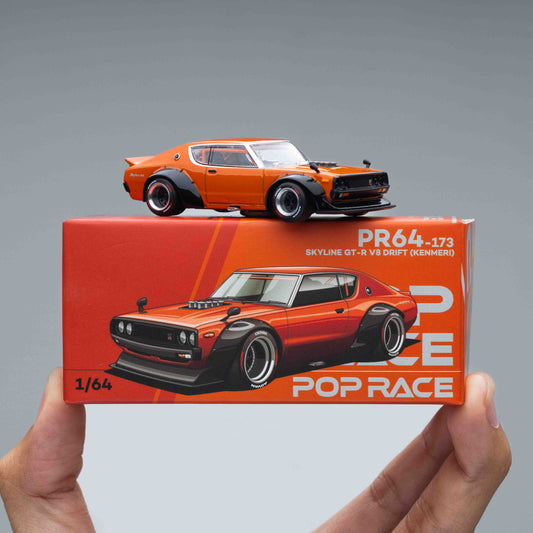 SKYLINE GT-R V8 DRIFT (KENMERI) ORANGE