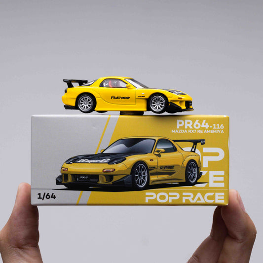 POP RACE MAZDA RX-7 (FD3S) RE-AMEMIYA WIDEBODY – YELLOW