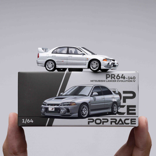 POP RACE 1:64 HONDA CIVIC (EG6) V1.5 PANDEM IN METALLIC BLUE
