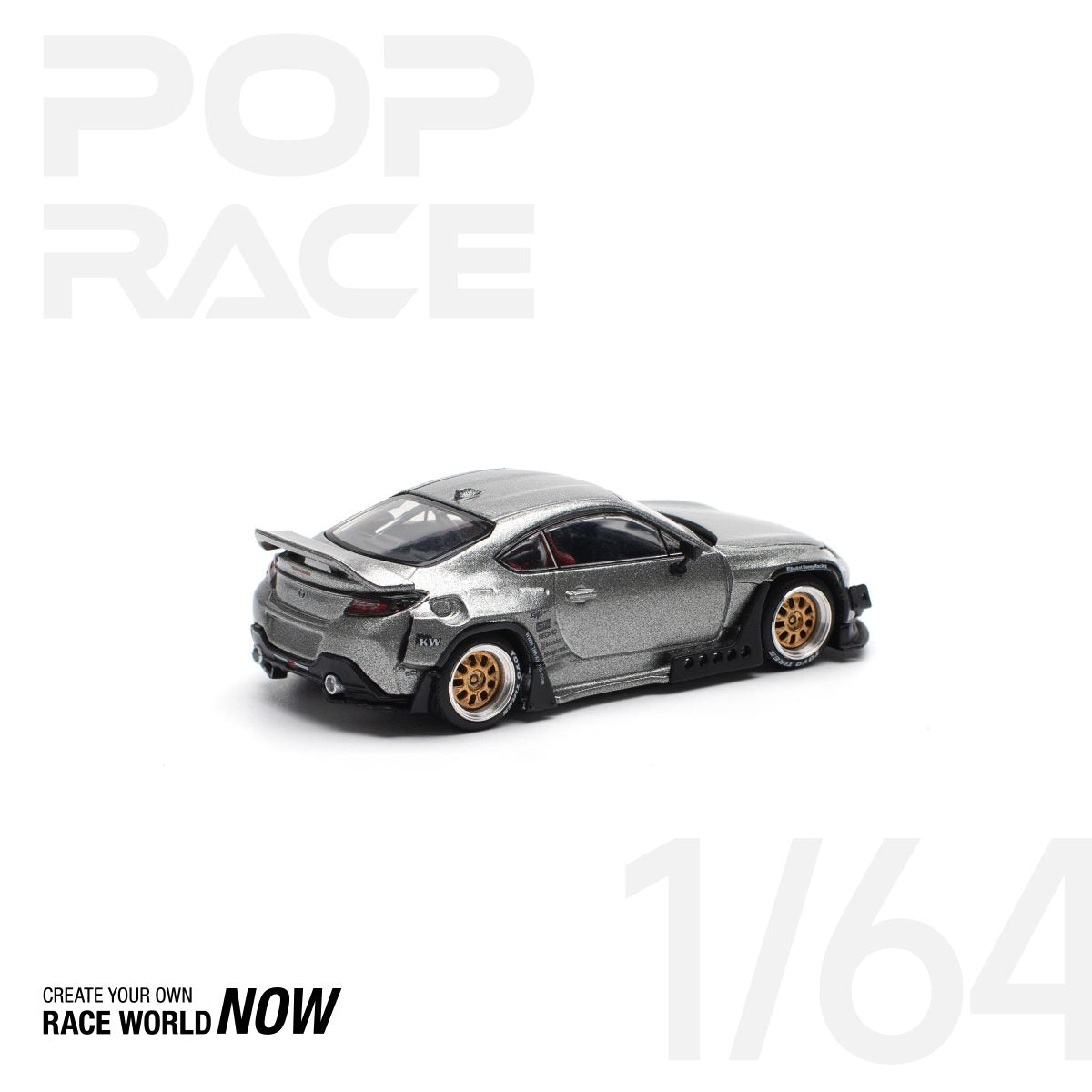 POP RACE 1:64 PANDEM GR86 – SILVER (NEW TOOLING) - PRE ORDER