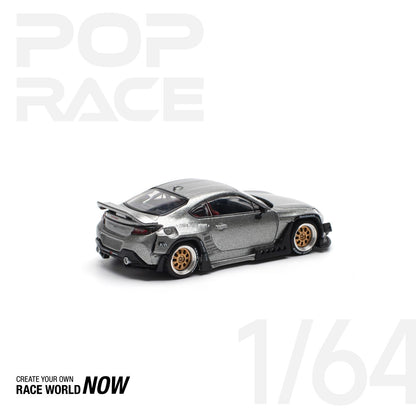 POP RACE 1:64 PANDEM GR86 – SILVER (NEW TOOLING) - PRE ORDER