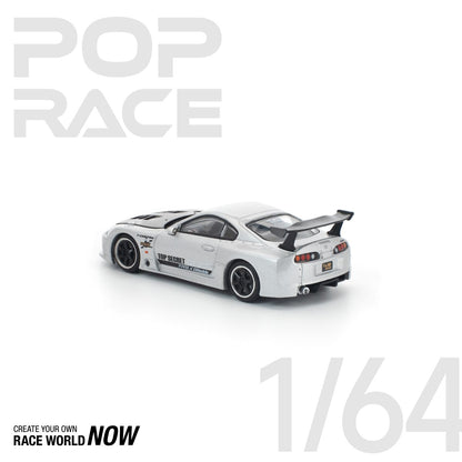 TOP SECRET GT300 SUPRA SILVER BY POP RACE - PRE ORDER