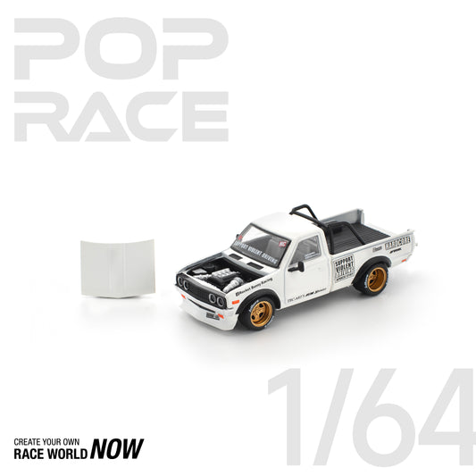 PANDEM DATSUN 620 WHITE BY POP RACE - PRE ORDER