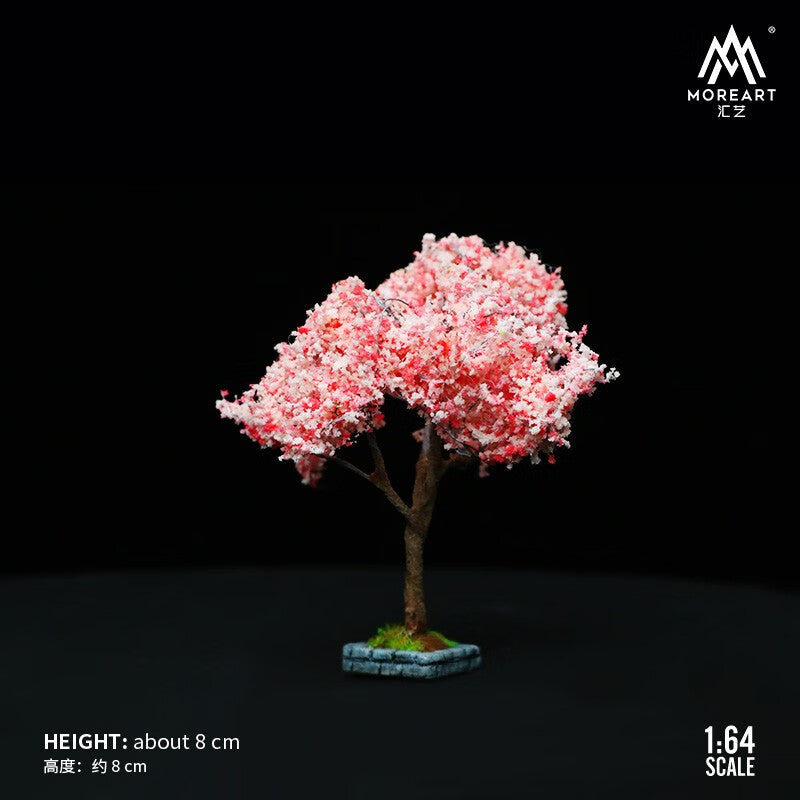 PINK MODEL TREE SCENE ACCESSORIES