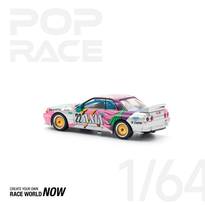 POP RACE 1:64 NISSAN SKYLINE GT-R R32 #22 AXIA GROUP A - PRE ORDER