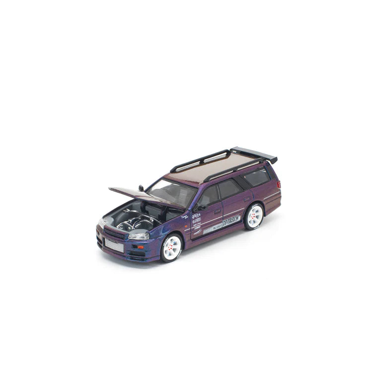 NISSAN STAGEA MAGIC PURPLE - POP RACE