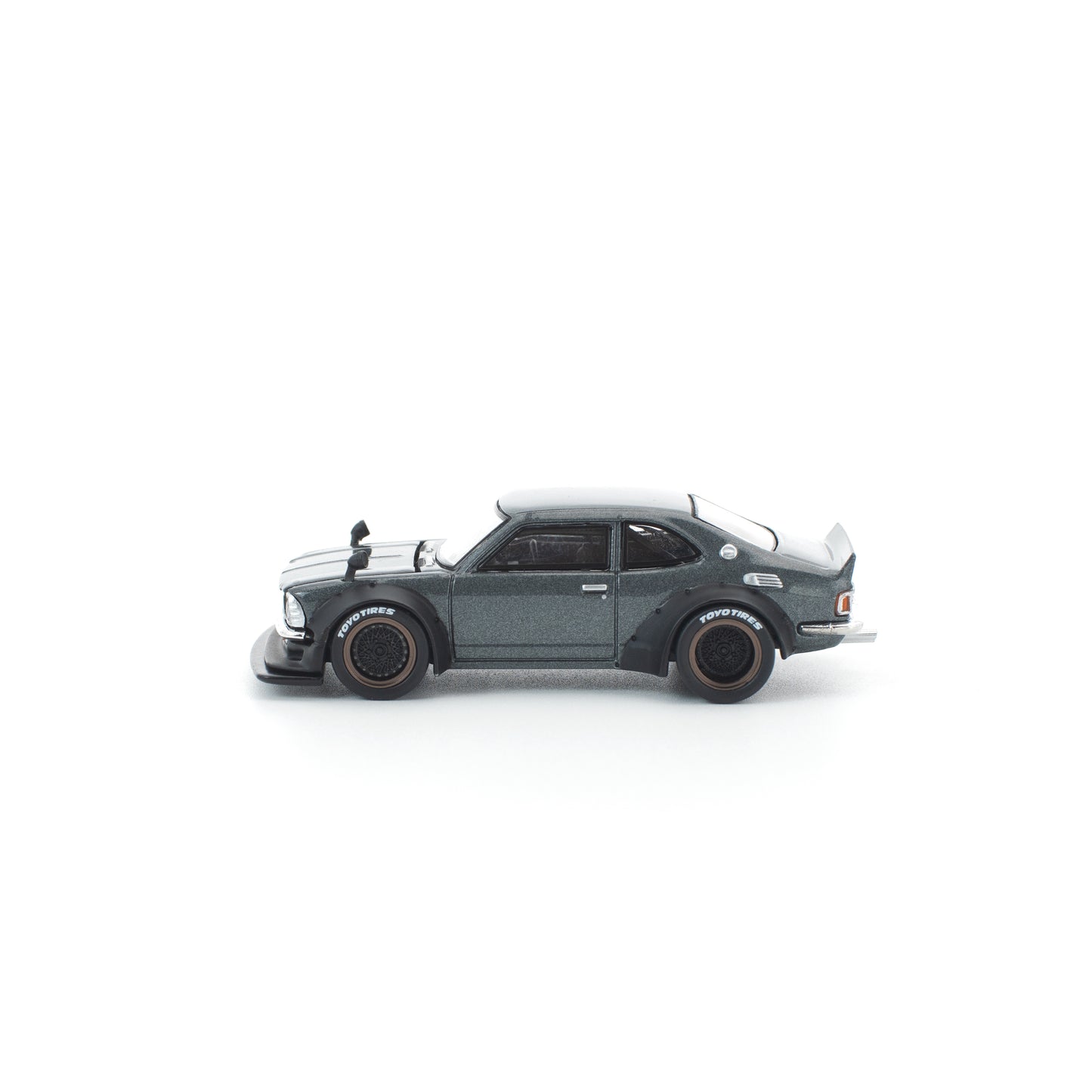POP RACE 1/64 - TOYOTA COROLLA KE 25 MATTE GREY - PR640305