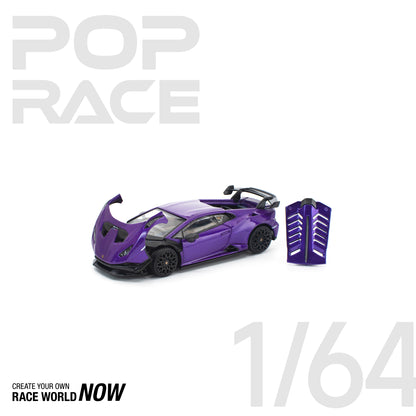 LAMBORGHINI HURACAN STO VIOLA PASIFAE BY POP RACE - PRE ORDER