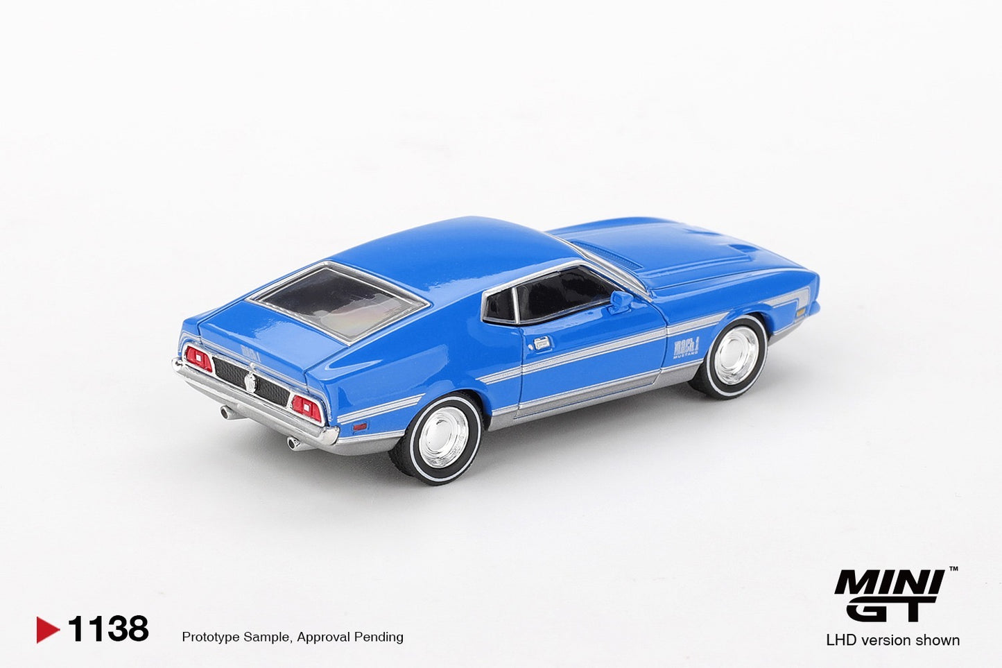 MINIGT - 1/64 FORD MUSTANG MACH 1 GRABBER BLUE