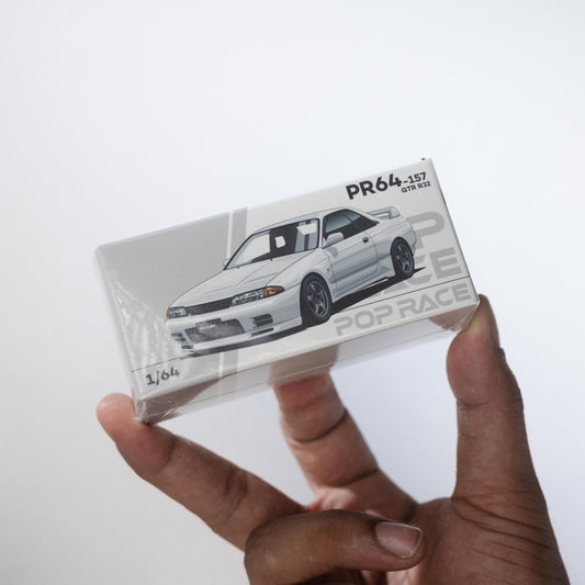 NISSAN SKYLINE GT-R R32 – CRYSTAL WHITE by POP Race