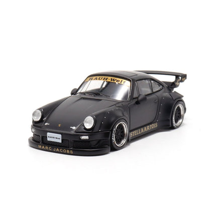 MC 1:64 MODEL CAR PORSCHE RWB 930 MATT BLACK