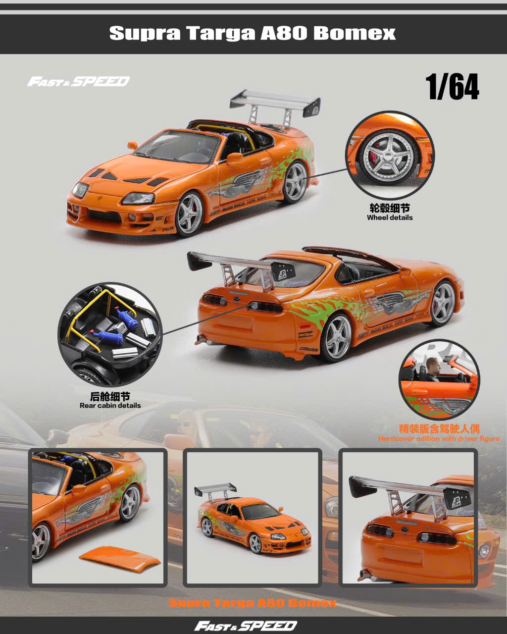 F&F Supra Targa A80 Bomex The 4th Generation Bomex
