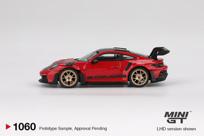 MINI GT 1:64 PORSCHE 911 (992) GT3 RS WEISSACH PACKAGE – GUARDS RED - PRE ORDER