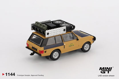 MINIGT - 1/64 RANGE ROVER 1981 CAMEL TROPHY SUMATRA C.SWOBODA & K.MENTEL WINNER