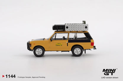 MINIGT - 1/64 RANGE ROVER 1981 CAMEL TROPHY SUMATRA C.SWOBODA & K.MENTEL WINNER
