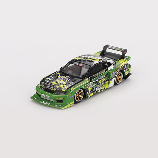 MGT00823-R * NISSAN LB-SUPER SILHOUETTE S15 SILVIA #555 V2 2024 FORMULA DRIFT JAPAN - PRE ORDER
