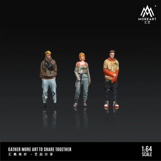 MOREART 1:64 TRENDY MEN’S AND WOMEN’S DOLL SETS