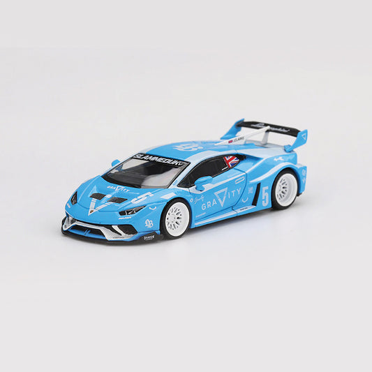 1/64 MINI GT LB★WORKS LAMBORGHINI HURACÁN GT GRAVITY (BLUE) - PRE ORDER