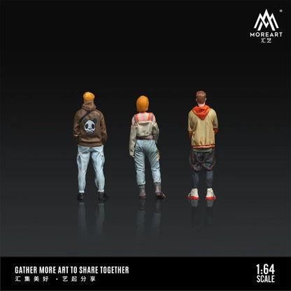 MOREART 1:64 TRENDY MEN’S AND WOMEN’S DOLL SETS