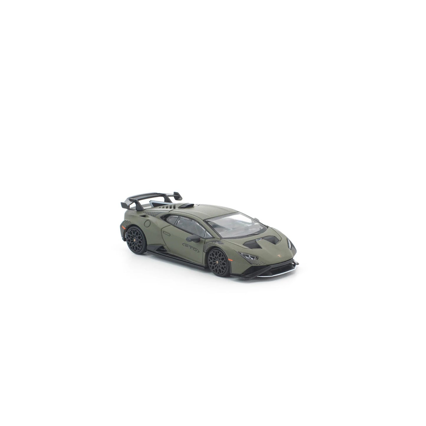 POP RACE 1/64 - LAMBORGHINI HURACAN STO VERDE TURBINE MATT