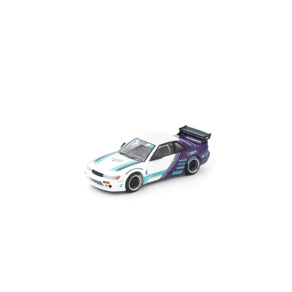 POP RACE 1/64 - PANDEM S13 WHITE PURPLE