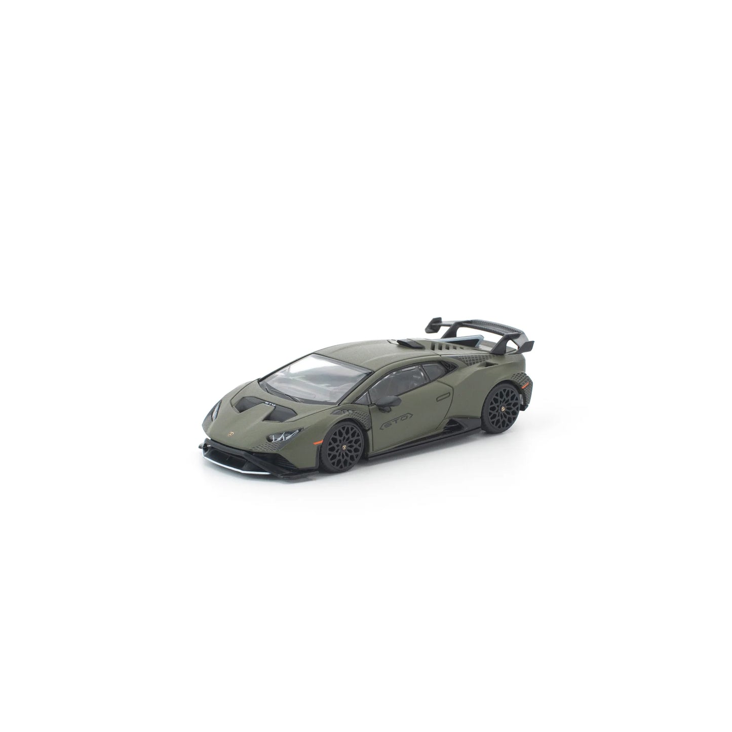 POP RACE 1/64 - LAMBORGHINI HURACAN STO VERDE TURBINE MATT