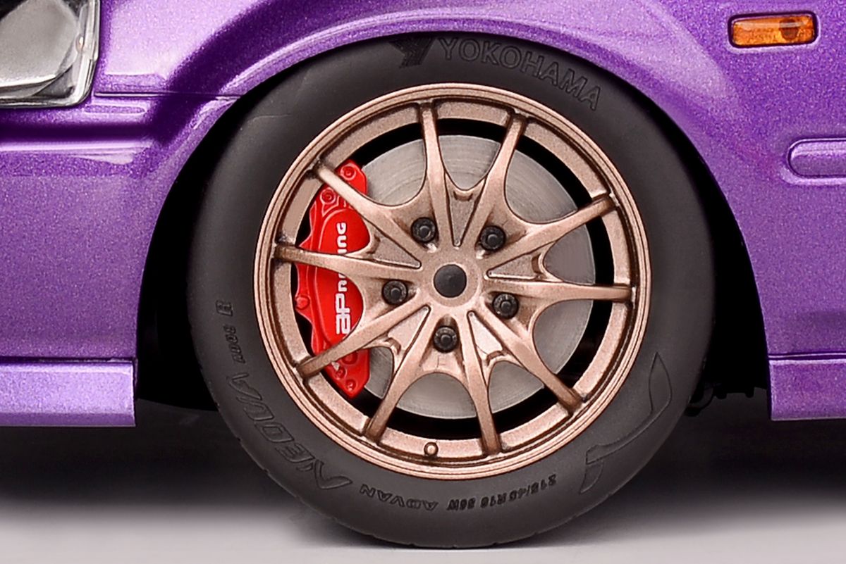 1:18 HONDA CIVIC TYPE R (EK9) – PEARL PURPLE – MOTORHELIX - PRE ORDER
