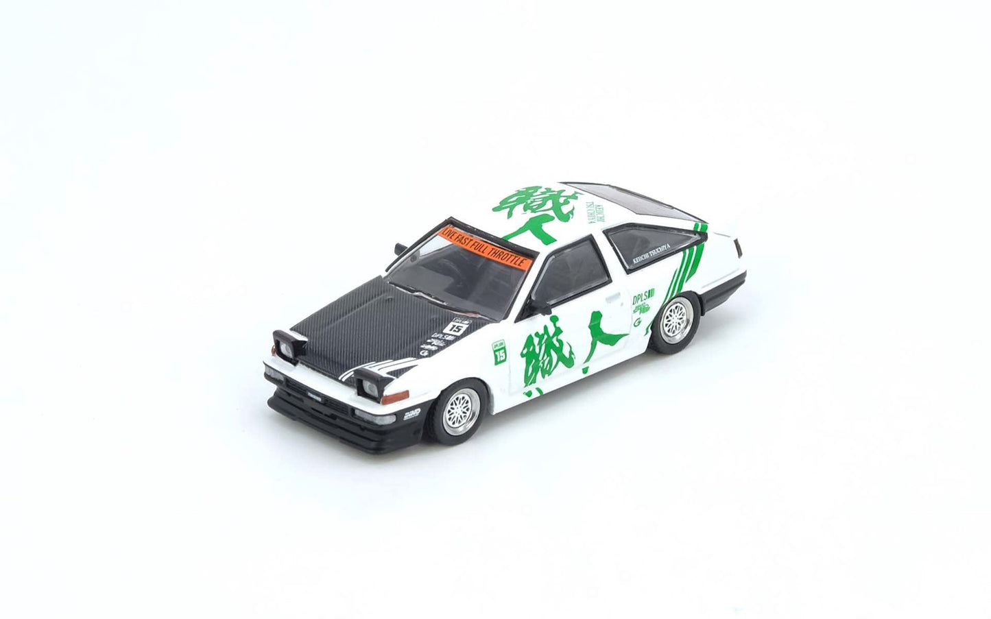 INNO64 - TOYOTA SPRINTER TRUENO AE86 "KEIICHI TSUKIYA" (WITH CHASE CAR)