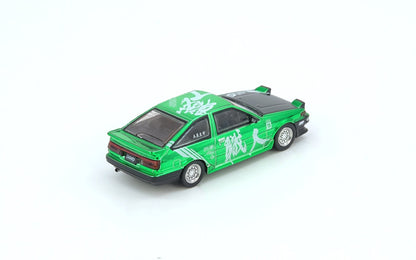 INNO64 - TOYOTA SPRINTER TRUENO AE86 "KEIICHI TSUKIYA" (WITH CHASE CAR)