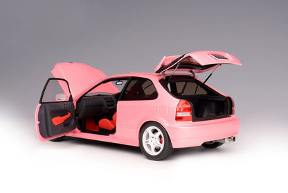 1:18 HONDA CIVIC TYPE R (EK9) – SWEET PINK – MOTORHELIX - PRE ORDER