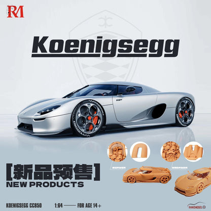 RHINO MODEL RM 1/64 KOENIGSEGG CC850 (MAGNETIC STRUCTURE OF ENGINE HOOD) - PRE ORDER