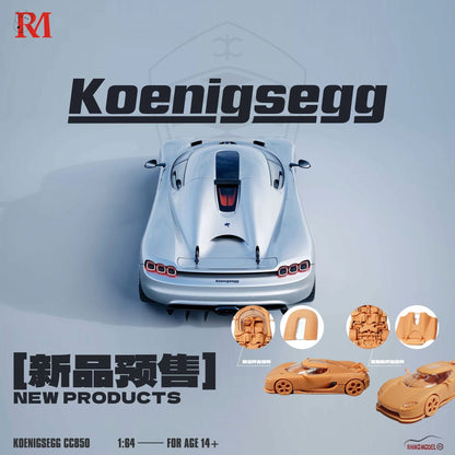 RHINO MODEL RM 1/64 KOENIGSEGG CC850 (MAGNETIC STRUCTURE OF ENGINE HOOD) - PRE ORDER