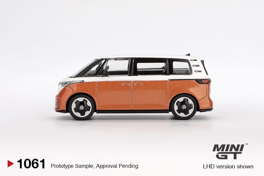 VOLKSWAGEN ID.BUZZ CANDY WHITE / ENERGETIC ORANGE MGT01061-L - PRE ORDER