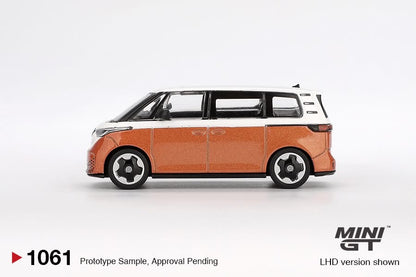 VOLKSWAGEN ID.BUZZ CANDY WHITE / ENERGETIC ORANGE MGT01061-L - PRE ORDER