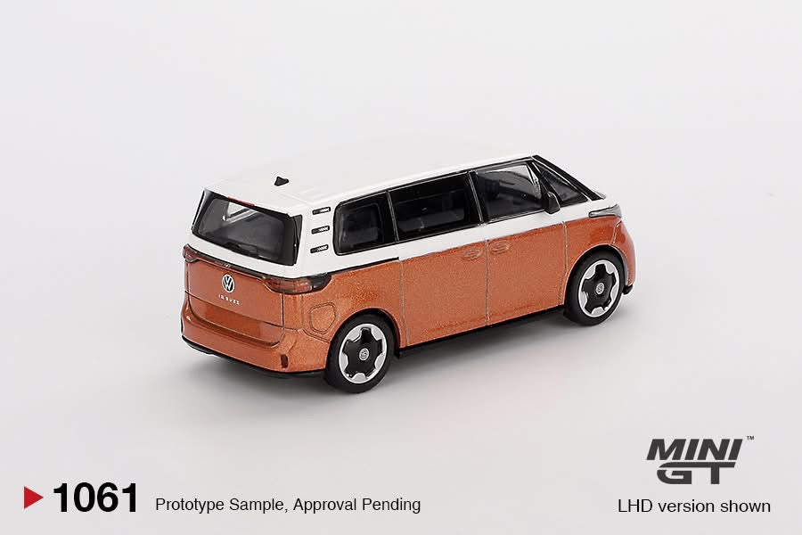 VOLKSWAGEN ID.BUZZ CANDY WHITE / ENERGETIC ORANGE MGT01061-L - PRE ORDER