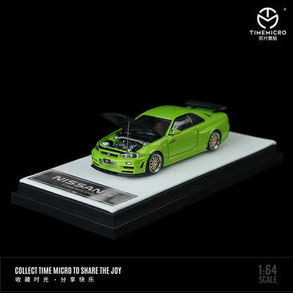 NISSAN GTR34 OPEN LIMITED EDITION ( GREEN )