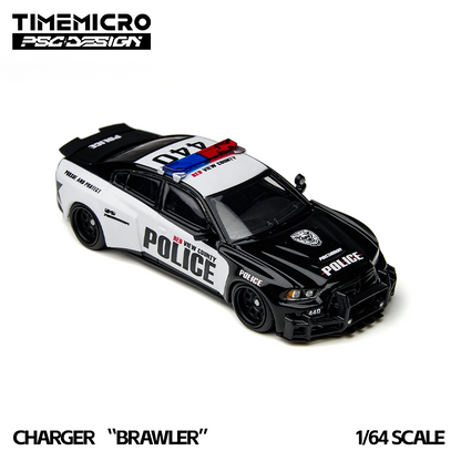 TimeMicro × PSC DESIGN 1:64 Charger “Brawler” Rivals Die-Cast Action Car Model