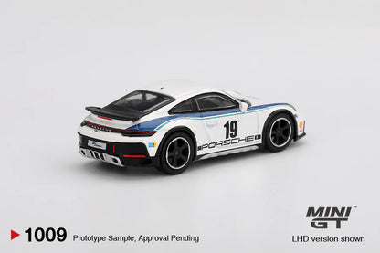 MINI GT 1:64 PORSCHE 911 DAKAR RALLY 1974 – WHITE - PRE ORDER