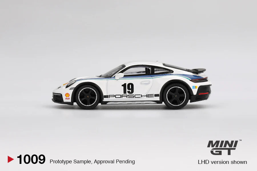 MINI GT 1:64 PORSCHE 911 DAKAR RALLY 1974 – WHITE - PRE ORDER