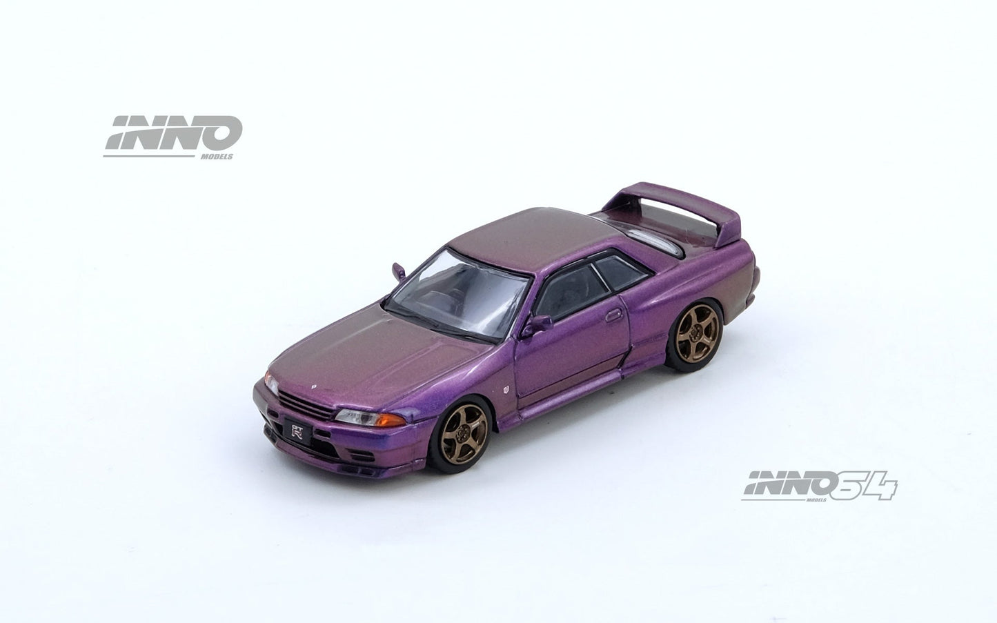 INNO64 - SKYLINE GT-R (R32) MIDNIGHT PURPLE AUSTRALIA SPECIAL EDITION