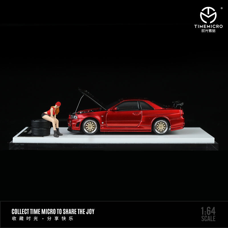 NISSAN GTR34 OPEN LIMITED EDITION ( RED )