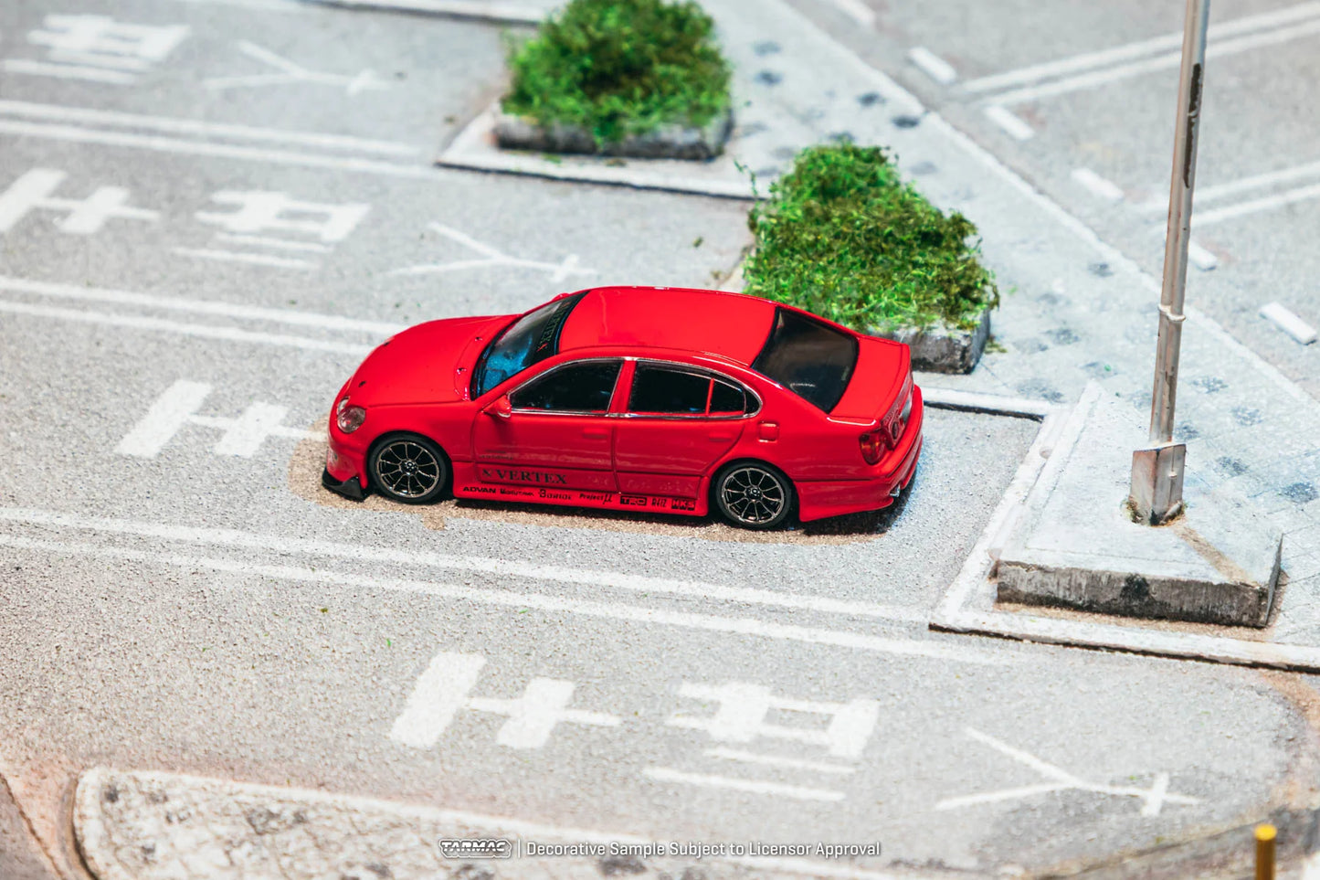 TARMAC WORKS 1/64 - VERTEX TOYOTA ARISTO JZS161 RED