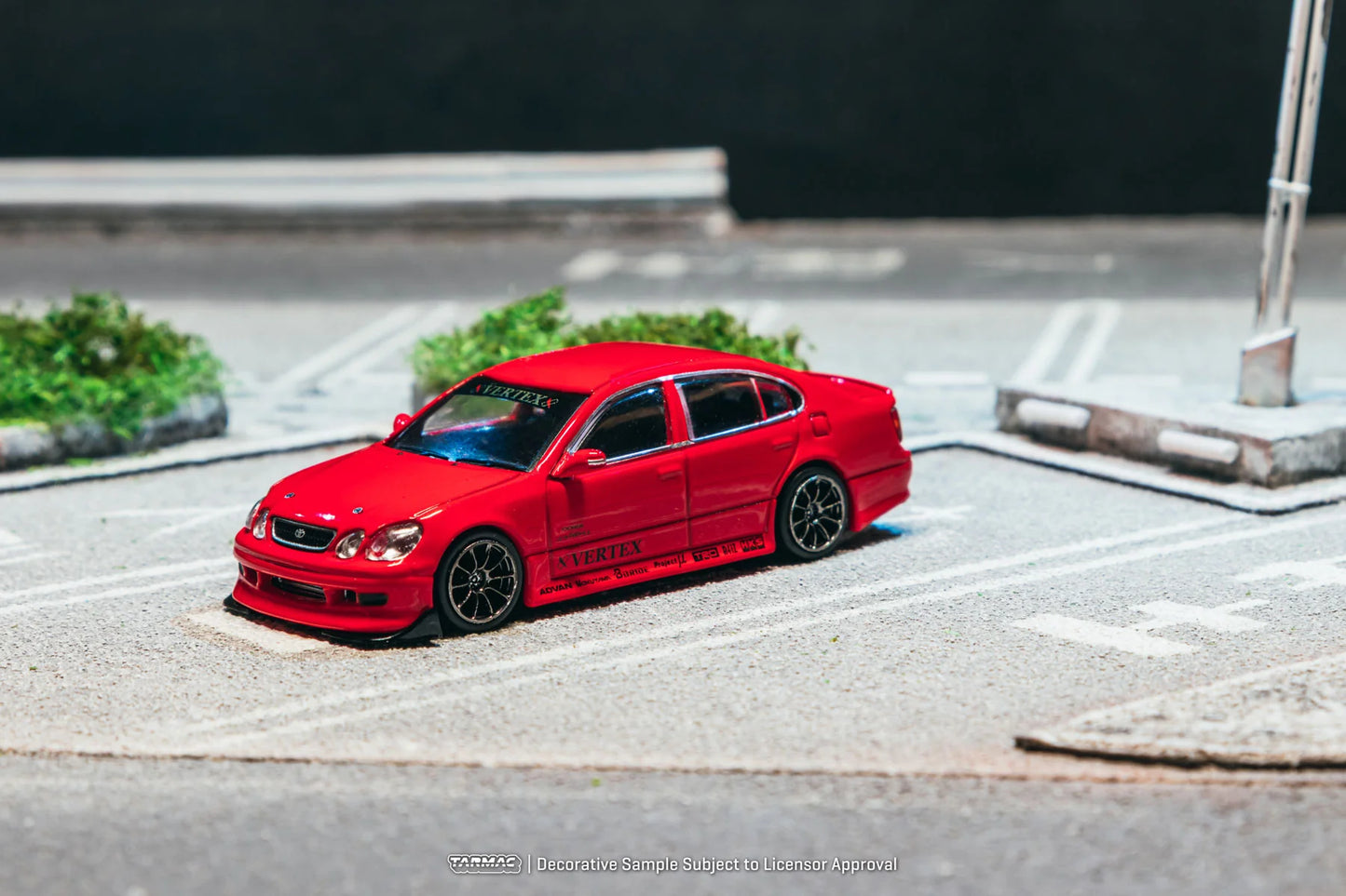 TARMAC WORKS 1/64 - VERTEX TOYOTA ARISTO JZS161 RED