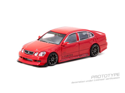 TARMAC WORKS 1/64 - VERTEX TOYOTA ARISTO JZS161 RED